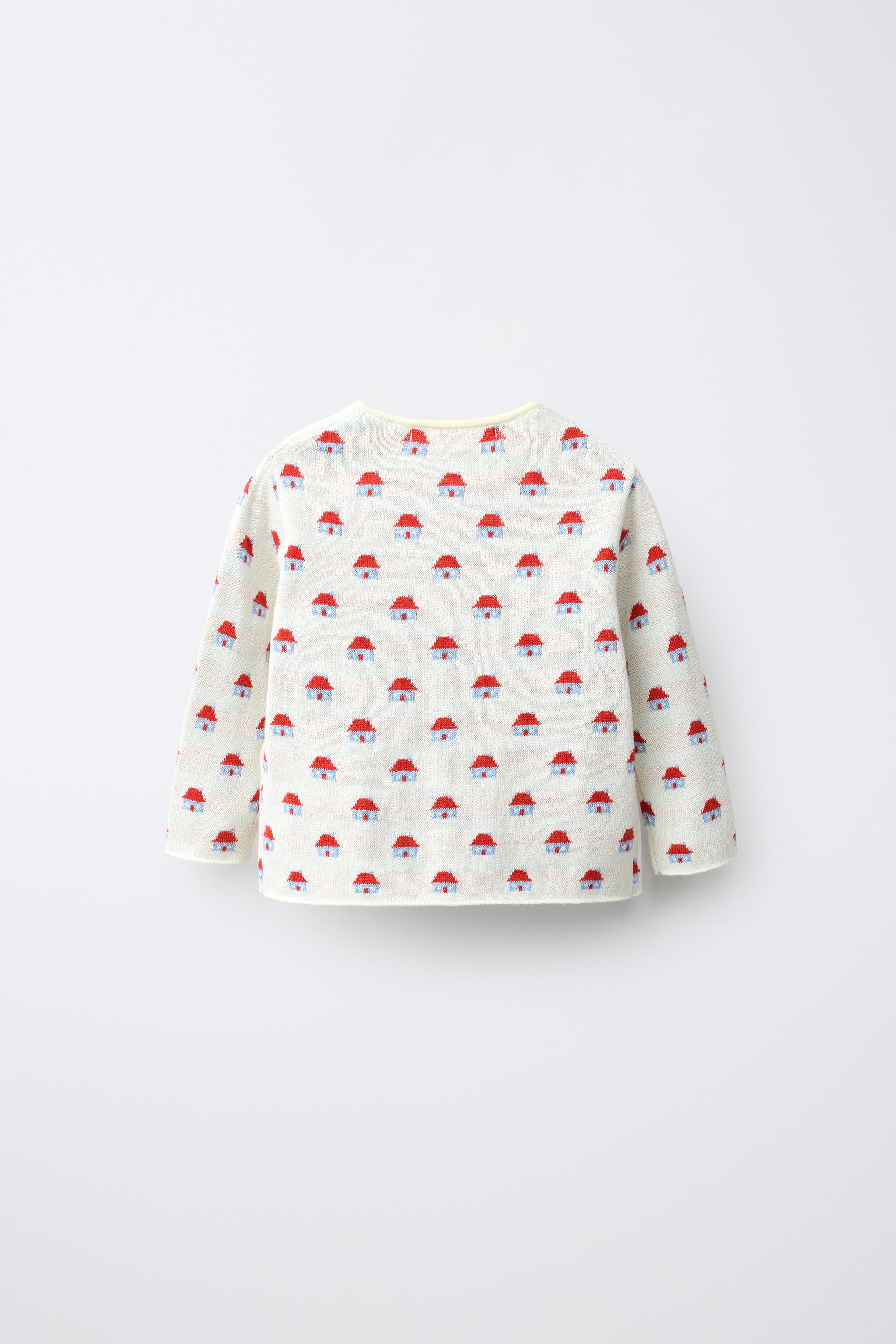 PULL EN MAILLE JACQUARD PETITES MAISONS